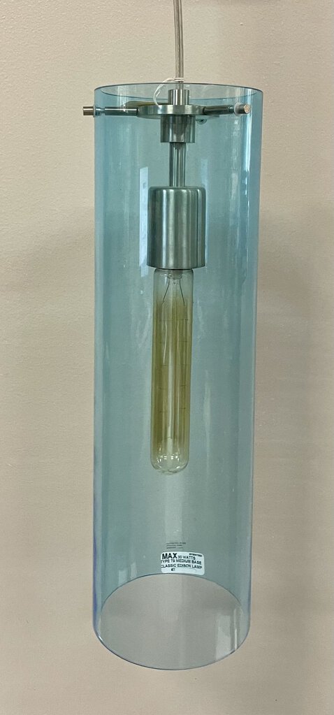 Encompass Lighting Aquamarine Cylindrical Pendant Light