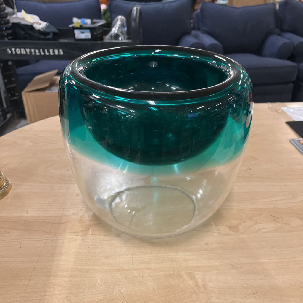 Murano Style Two Tone Vase/Bowl