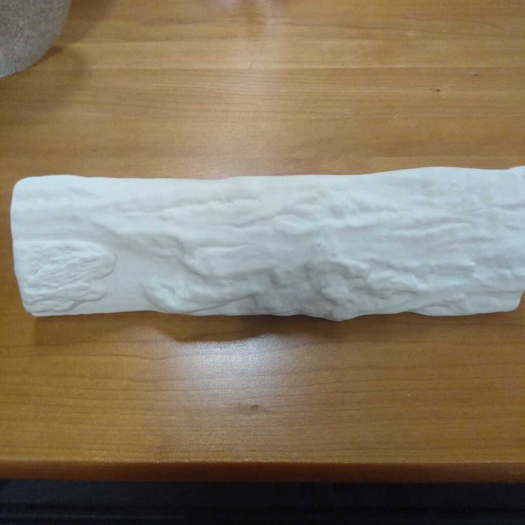 White Bisque Log 12 inch