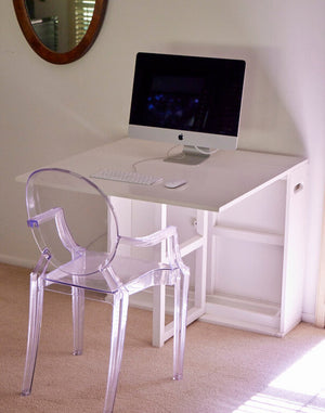 Crate &Barrel-Folding Table-Desk by Miss Daisy's Consignment & Auction House
