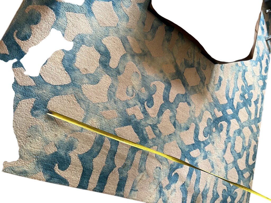 Loraine Collection Rug / Blue / White 115 x 115 by Miss Daisy's Consignment & Auction House