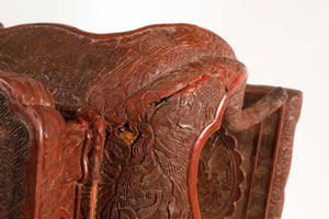 Cinnabar Table 12x12x18 by Miss Daisy's Consignment & Auction House