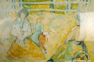 Rene Sinicki Lithograph Art Print Used at Miss Daisys Consignment Auction House