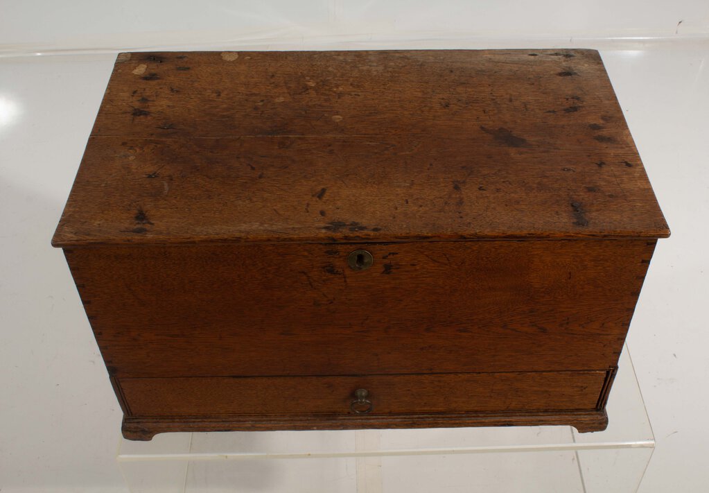 Antique Welsh Oak Coffer, Circa 1740