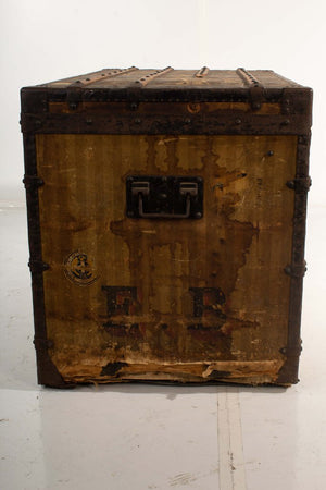 19th C. Louis Vuitton Steamer Trunk Edwin Booth w/ Provenance