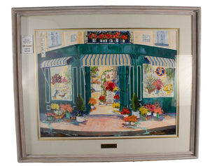 Dorothy Spangler "Deauville Fleurs" Original Painting by Miss Daisy's Consignment & Auction House