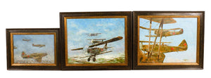 Yuri Taganov - World War I & II Aircraft Paintings (Set of 3)