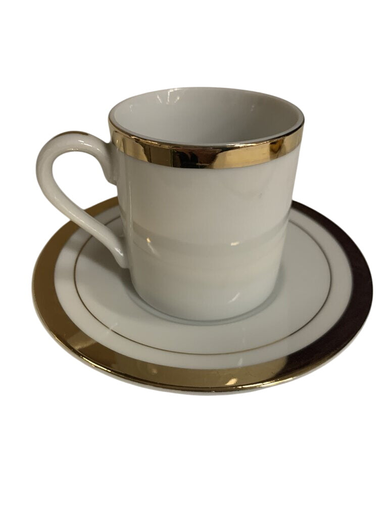 Gold Demi Tasse Espresso Cup Royal Gallery Macy's by Miss Daisy's Consignment & Auction House