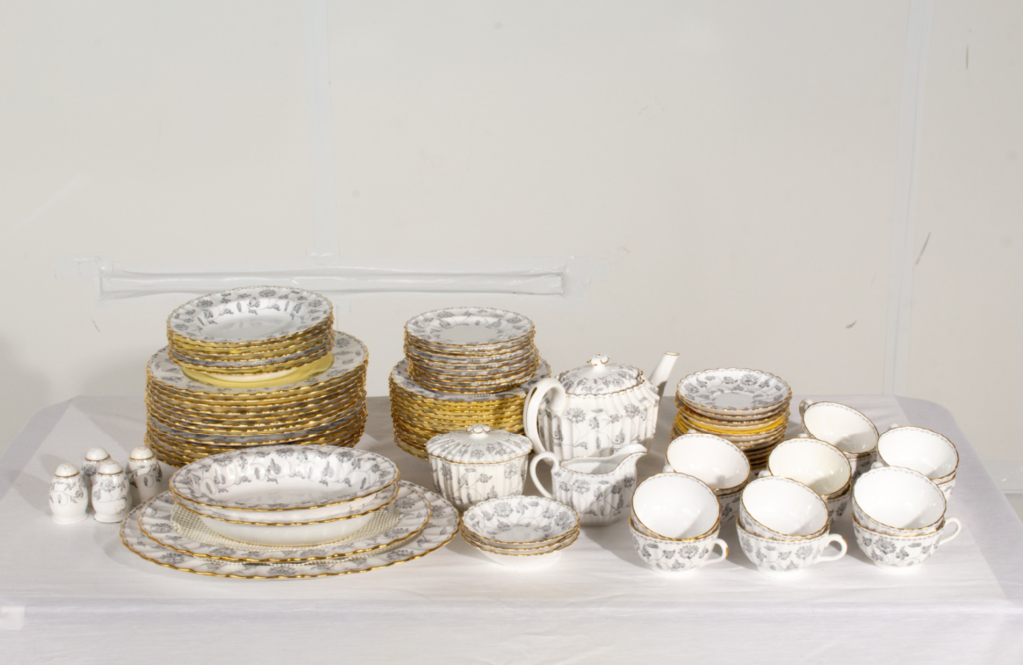 Spode - Colonel Gray - English Bone China Dish Set - 85 Piece Set