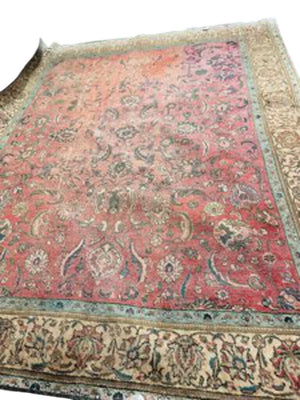 Persian Tabriz Wool On Cotton Rug (149"x118") by Miss Daisy's Consignment & Auction House