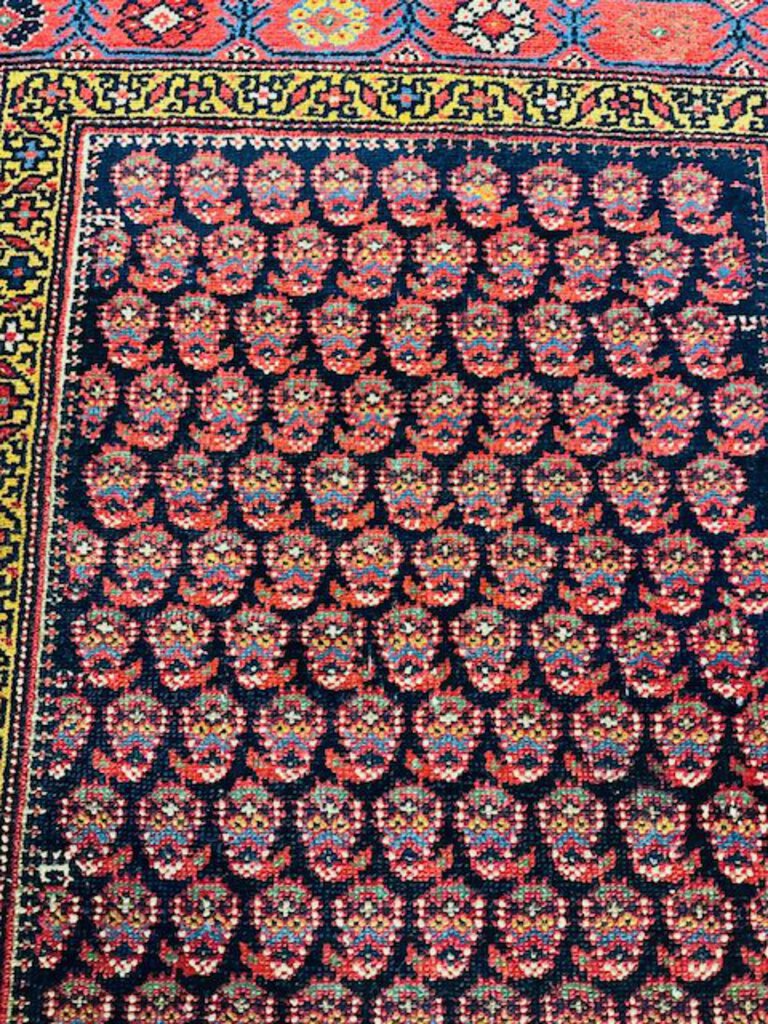 Persian Afshar Red/Burgundy Runner Rug - Wool 190x40