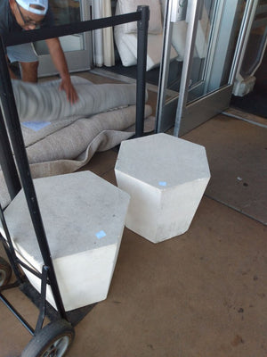 Hexagonal Patio Side Table