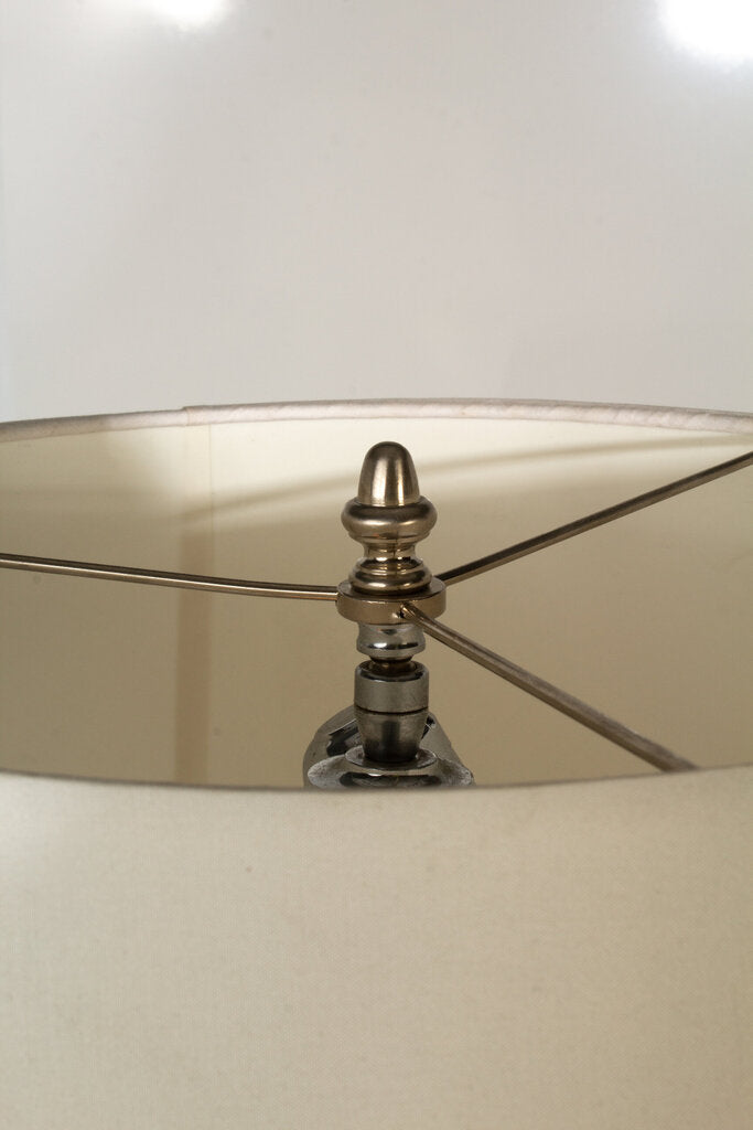 Robert Kuo Signed Metal Table Lamp