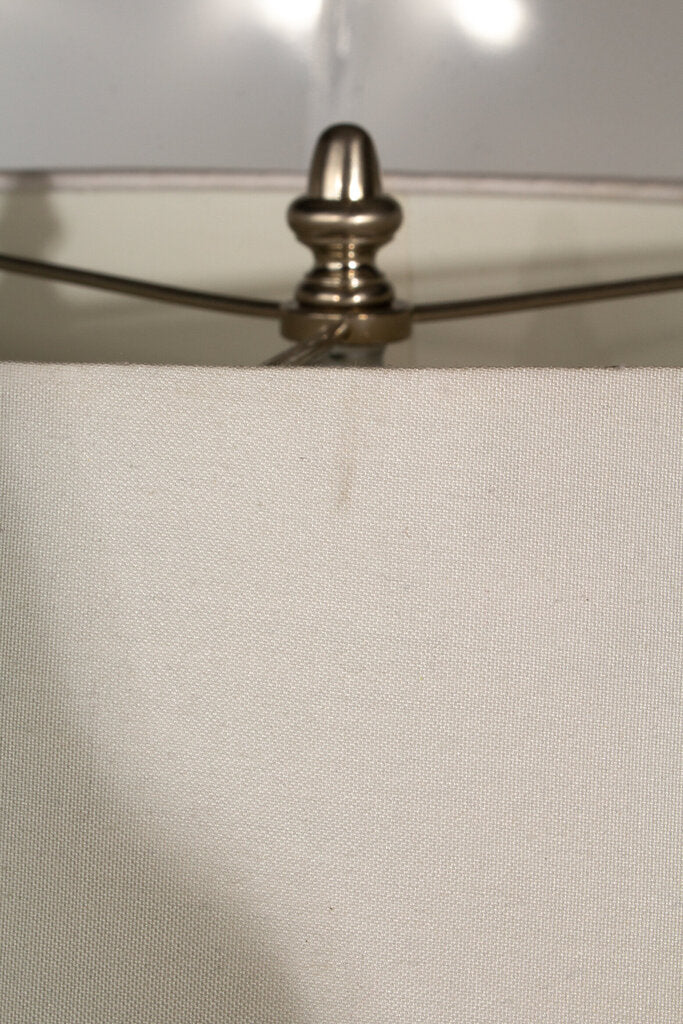 Robert Kuo Signed Metal Table Lamp by Miss Daisy's Consignment & Auction House