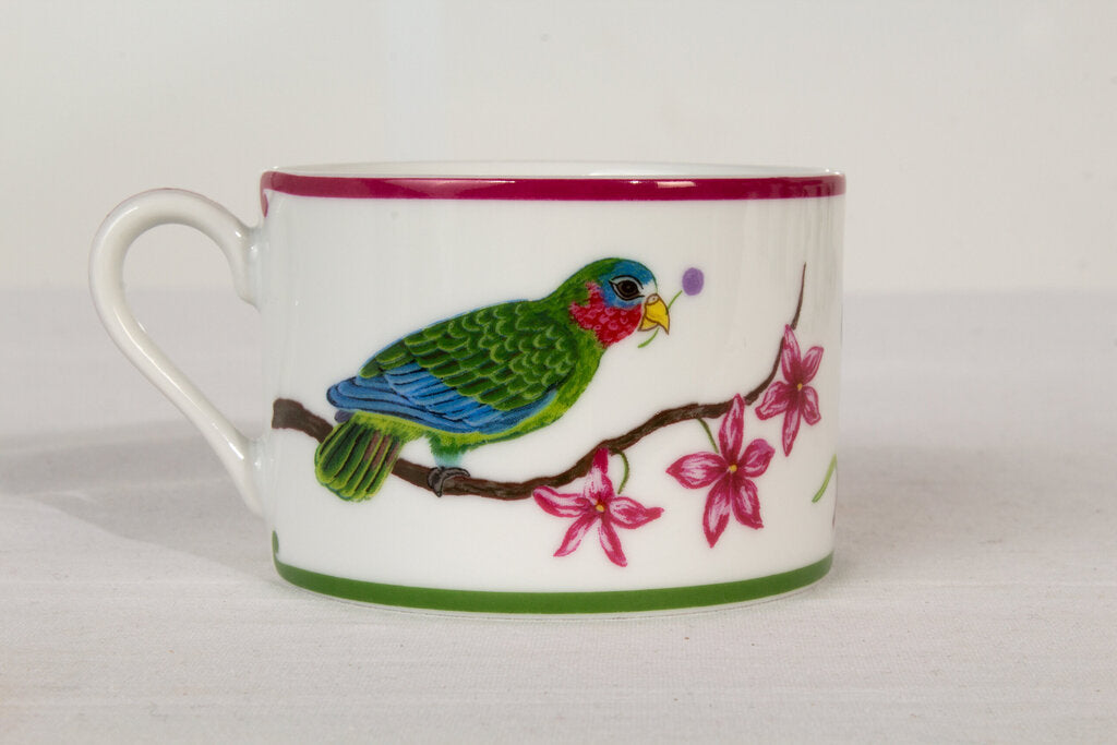 Lynn Chase 1989 "Parrots of Paradise" Dish Set - 45 Piece Set