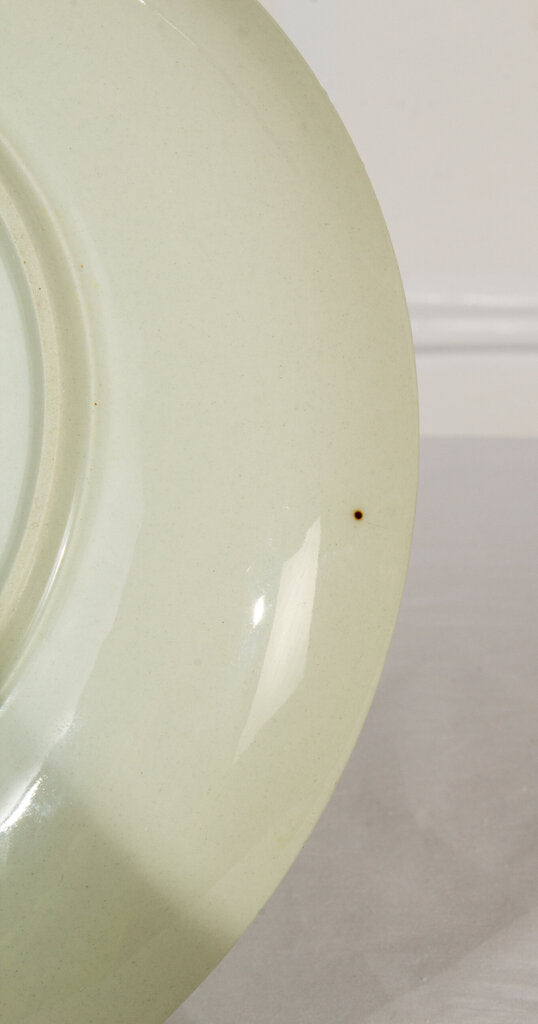 KPM of Berlin Celadon "Gleaners" Relief 10" Plates - Set of 10