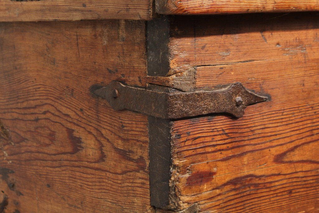 Antique Rustic Tool Chest