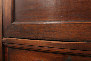 Antique Walnut Hand Painted Drop Front Secretary