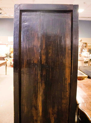 Antique Painted Chinese Elm Wedding Cabinet-Shanxi