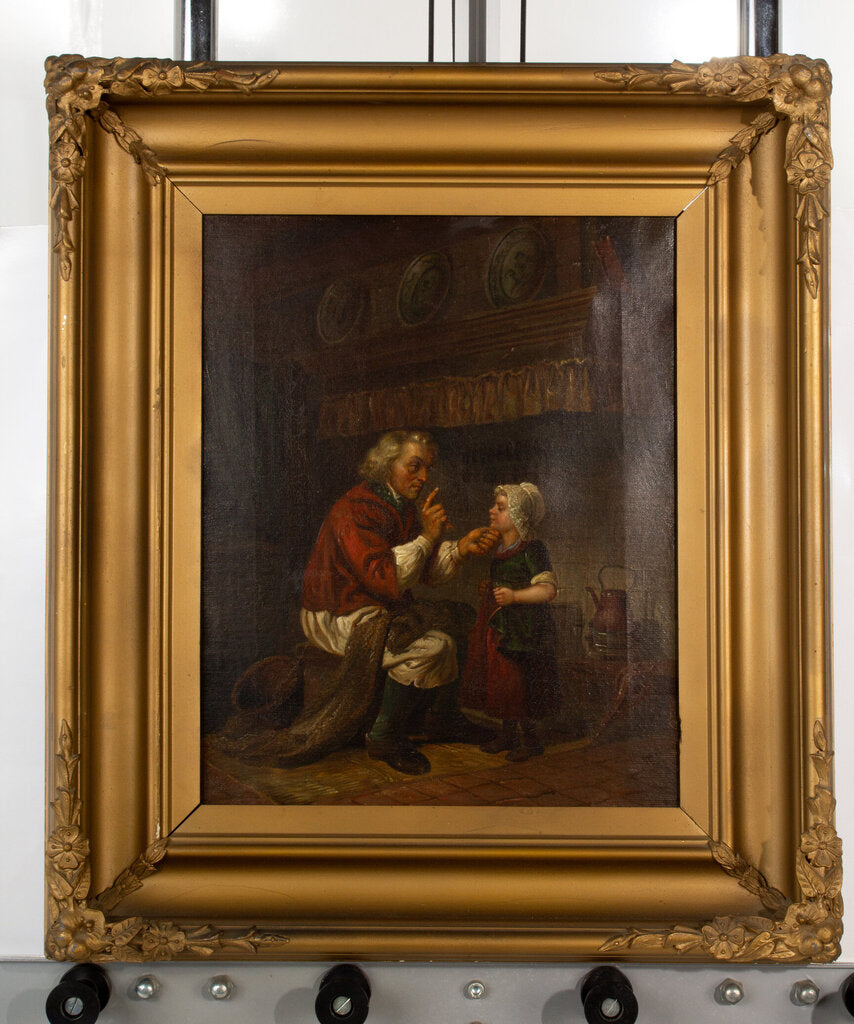 19th Century Oil Genre Painting