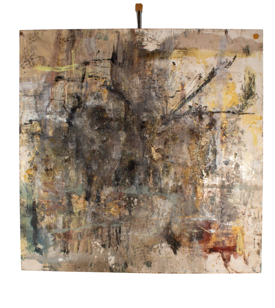 Ben Kinmont - Abstract Mixed Media Art on Wood by Miss Daisy's Consignment & Auction House