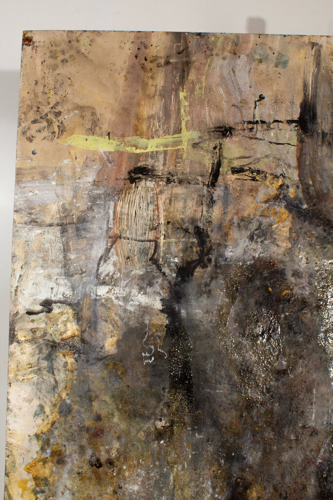Ben Kinmont - Abstract Mixed Media Art on Wood