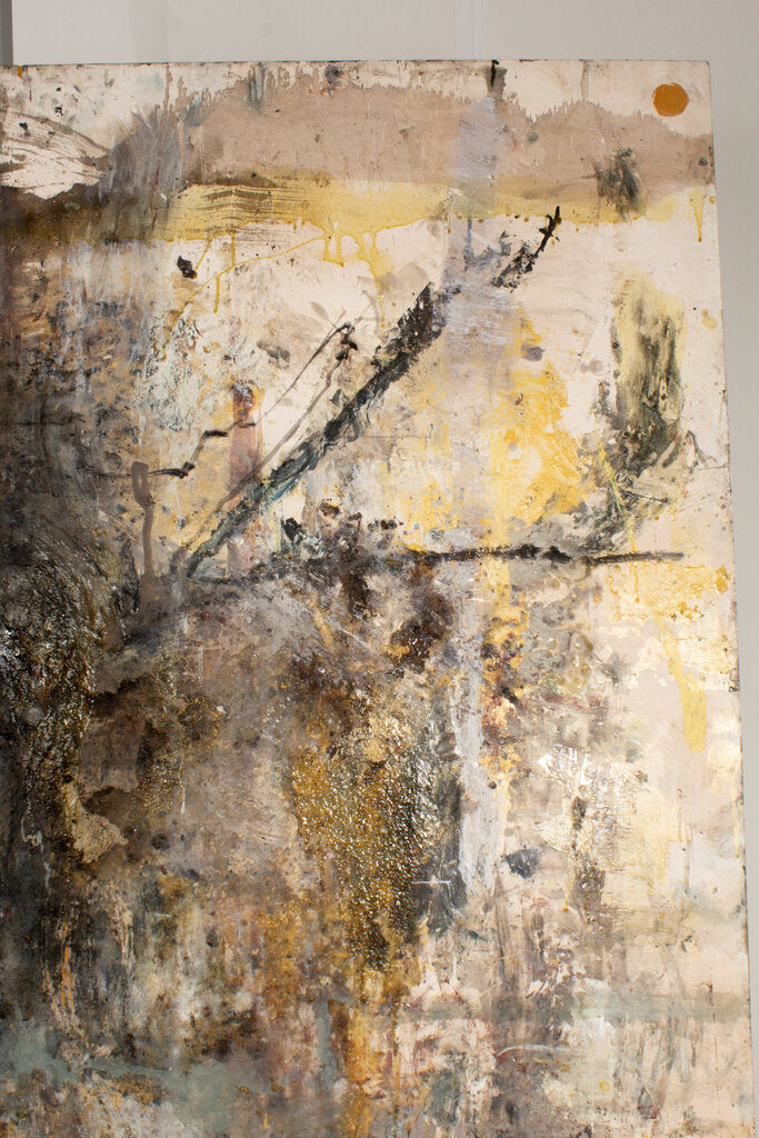 Ben Kinmont - Abstract Mixed Media Art on Wood