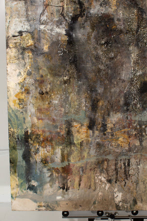 Ben Kinmont - Abstract Mixed Media Art on Wood
