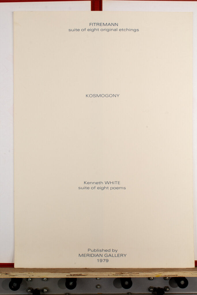 Gerard Filtremann - "Cosmogony, Creation Of The World" - Signed and Numbered (#3 of100) Boxed Set