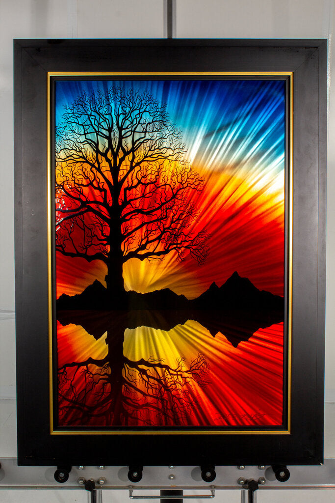 Chris Derubeis - "Tree" - Art on Metal
