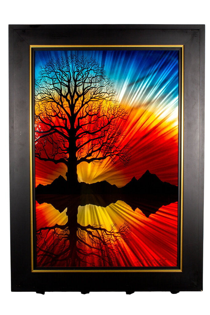 Chris Derubeis - "Tree" - Art on Metal by Miss Daisy's Consignment & Auction House