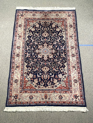 Persian Esfahan Rug - Wool on Cotton Foundation