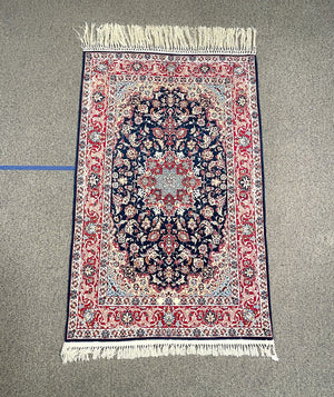 Persian Esfahan Rug - Wool on Silk Foundation