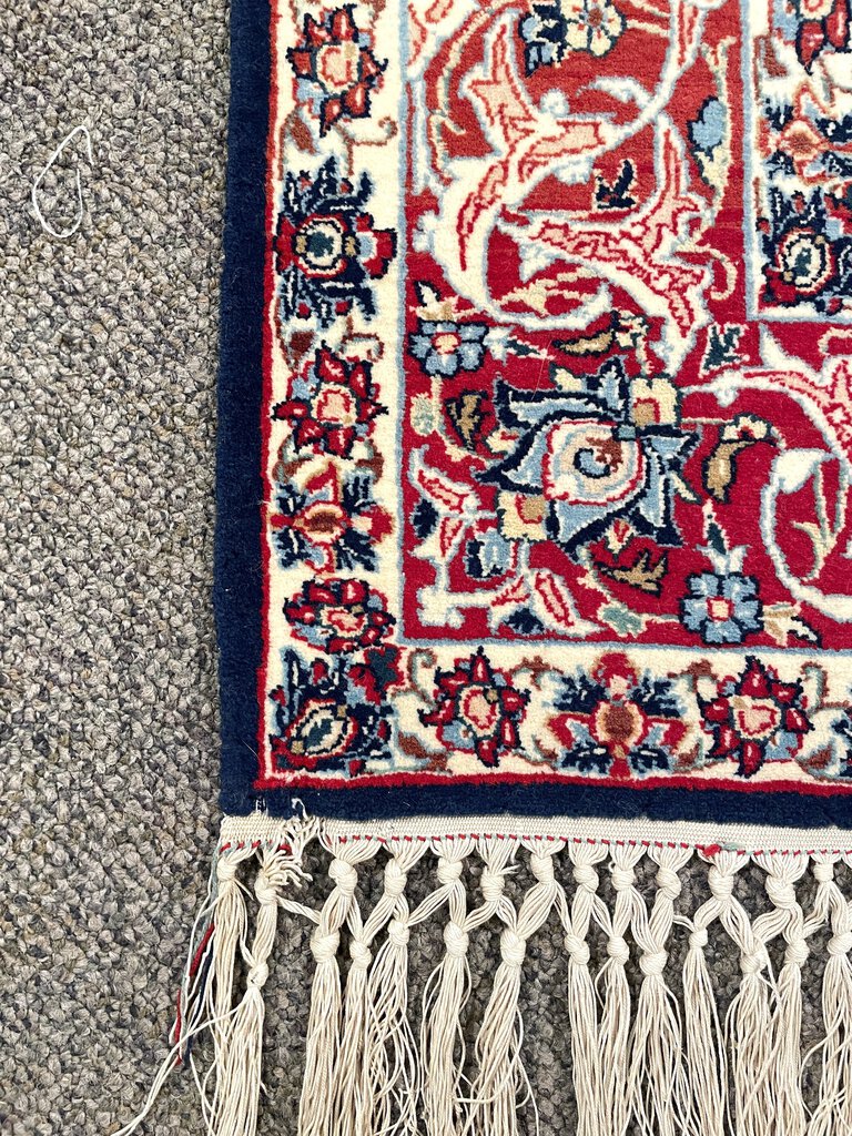 Persian Esfahan Rug - Wool on Silk Foundation