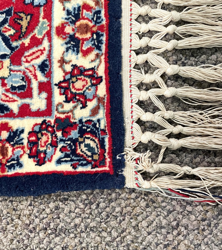 Persian Esfahan Rug - Wool on Silk Foundation