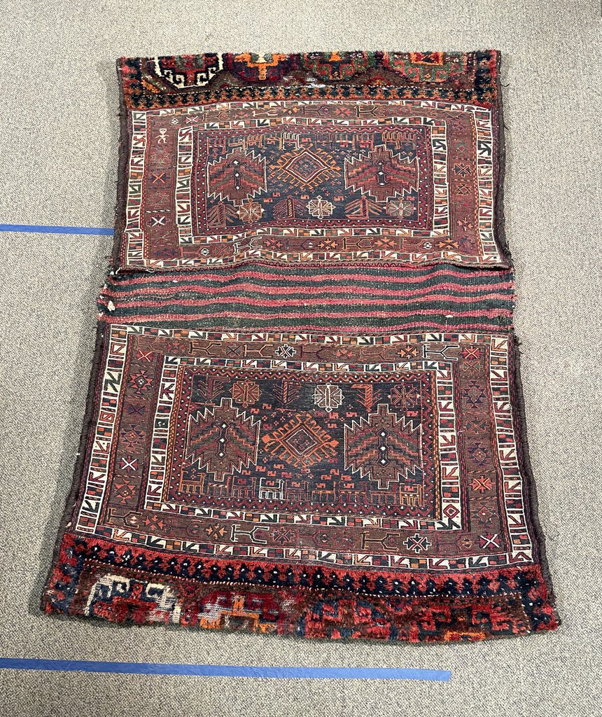 Baluchi (Eastern Iran) Double Bag Rug - Wool on Wool Foundation