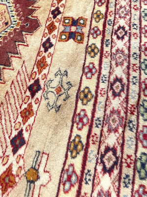 Pakistani Peshawar Rug - Wool on Cotton Foundation