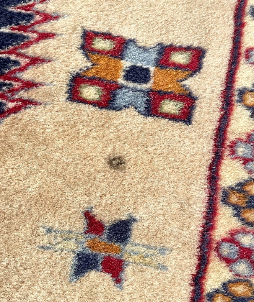 Pakistani Peshawar Rug - Wool on Cotton Foundation