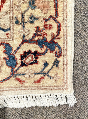 Pakistani Pesahwar "Chobi" Rug - Wool on Cotton Foundation