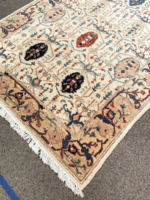 Pakistani Pesahwar "Chobi" Rug - Wool on Cotton Foundation