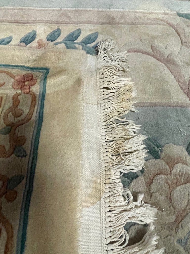 Chinese "Super Washed" Tientsin Rug - Wool on Cotton Foundation