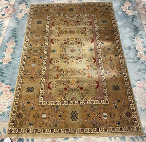 Chinese Tientsin Rug - Wool on Cotton Foundation.