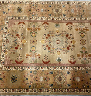 Chinese Tientsin Rug - Wool on Cotton Foundation.