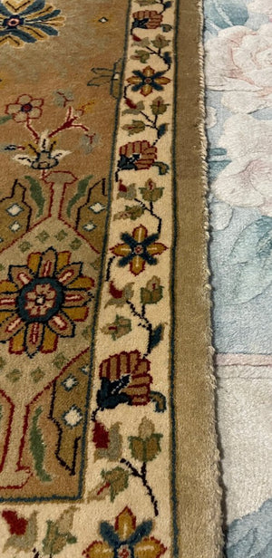 Chinese Tientsin Rug - Wool on Cotton Foundation.