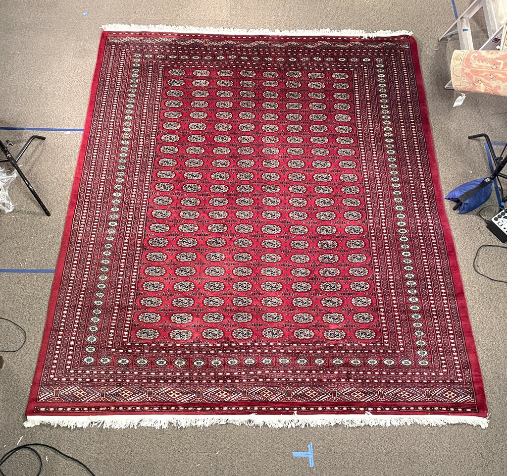 Pakistani Bokhara Rug - Silk on Wool Foundation