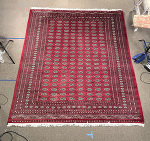 Pakistani Bokhara Rug - Silk on Wool Foundation