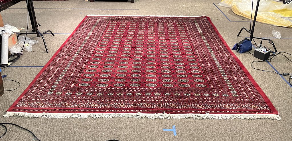 Pakistani Bokhara Rug - Silk on Wool Foundation