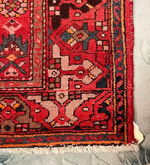 Persian Hamadan Rug - Wool on Cotton Foundation