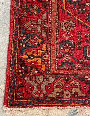 Persian Hamadan Rug - Wool on Cotton Foundation