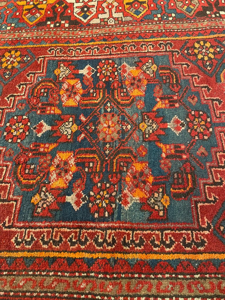 Persian Hamadan Rug - Wool on Cotton Foundation